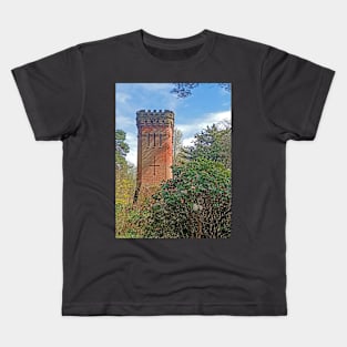 The Water Tower, Bournemouth Gardens, March 2024 Kids T-Shirt